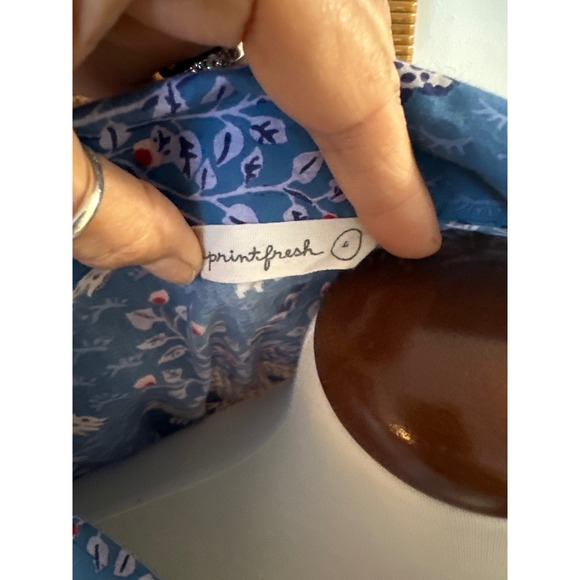 PRINTFRESH SHORT SLEEVE BAGHEERA PAJAMA SET L BLUE/ INK - Picture 5 of 10